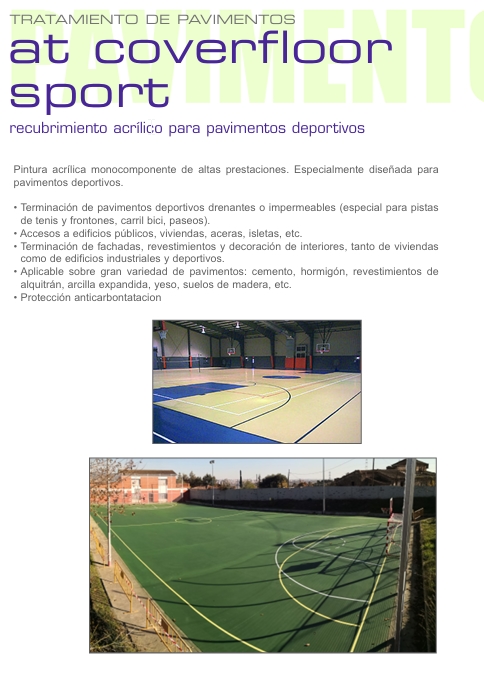 AT COVERFLOOR SPORT BLANCO 25