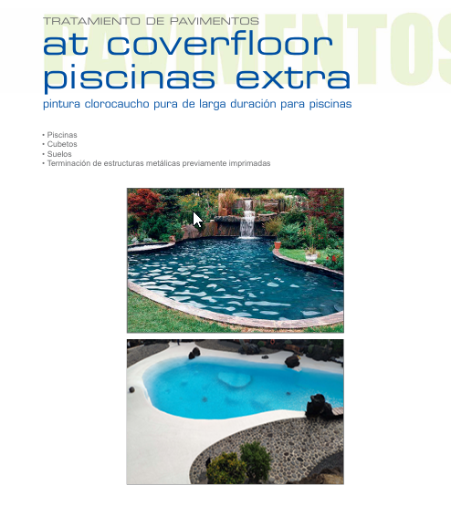 AT COVERFLOOR PISCINAS EXTRA AZUL 20