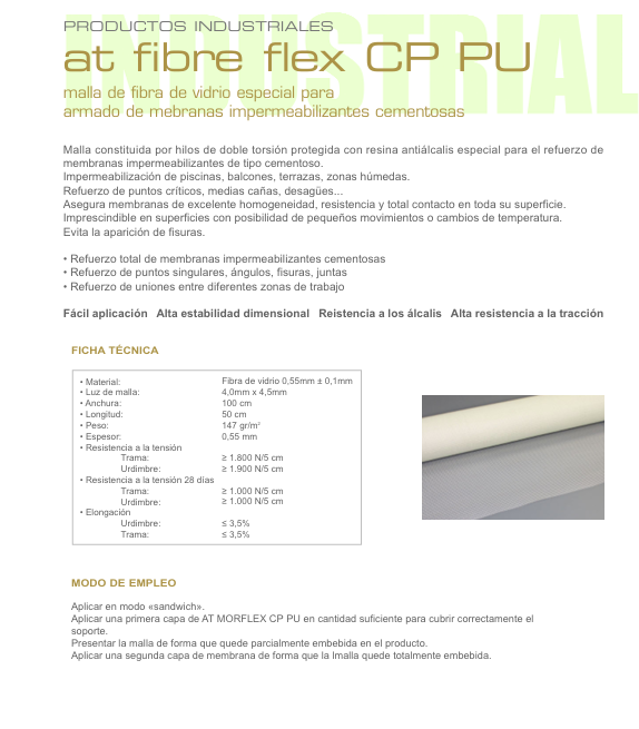 AT FIBRE FLEX CP PU 20 (20CM)