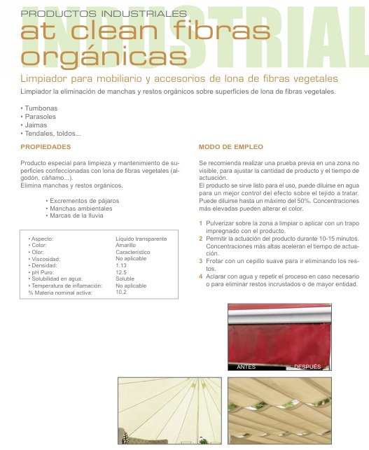 AT DEGRAS FIBRAS ORGANICAS