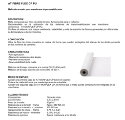 [7635PU100] AT FIBRE FLEX CP PU (100CM)